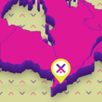 Vote Housing logo marking Ontario on a map of Canada